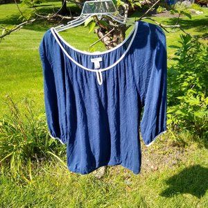 Flowy peasant blouse